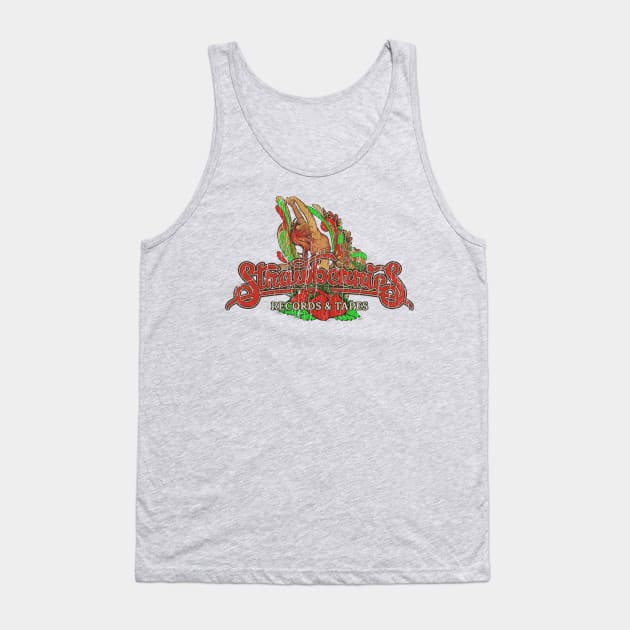 Strawberries Records & Tapes Tank Top by JCD666